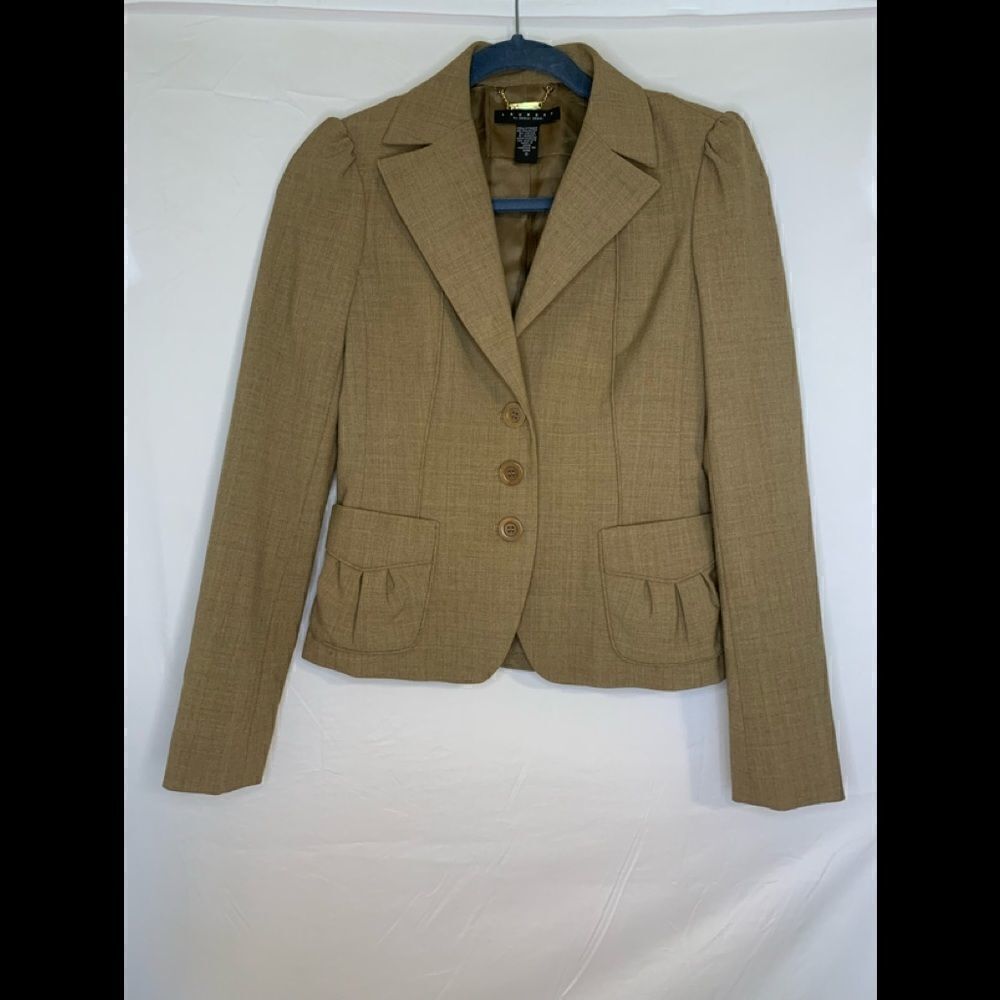 Laundry by Shelli Segal Tan Blazer Size 0